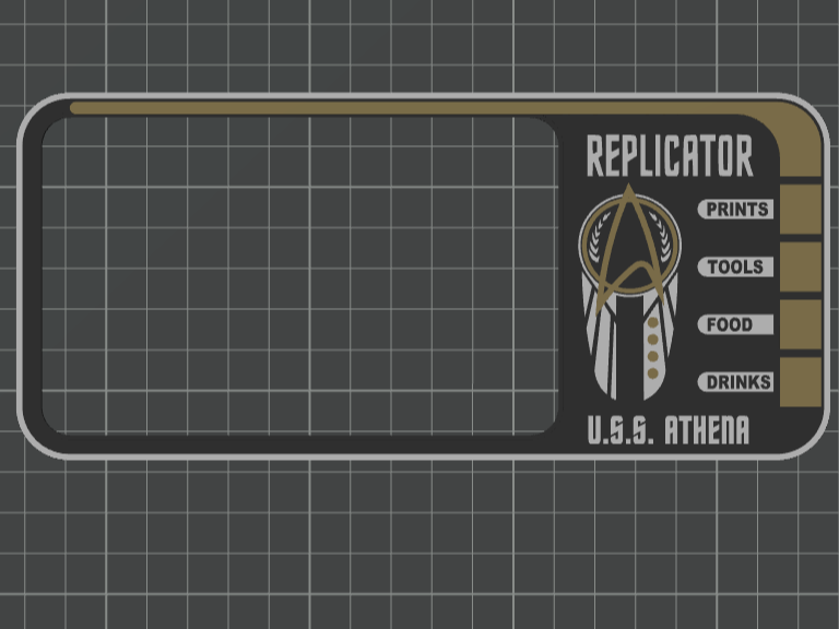 Display-Frame – U.S.S. ATHENA For P2S, X & H2