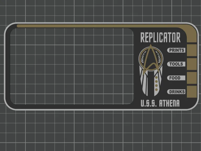 Display-Frame – U.S.S. ATHENA For P2S, X & H2