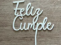 Topper de gâteau Joyeux anniversaire — photo 1