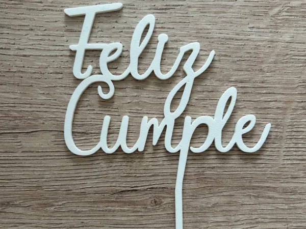 Topper de gâteau Joyeux anniversaire