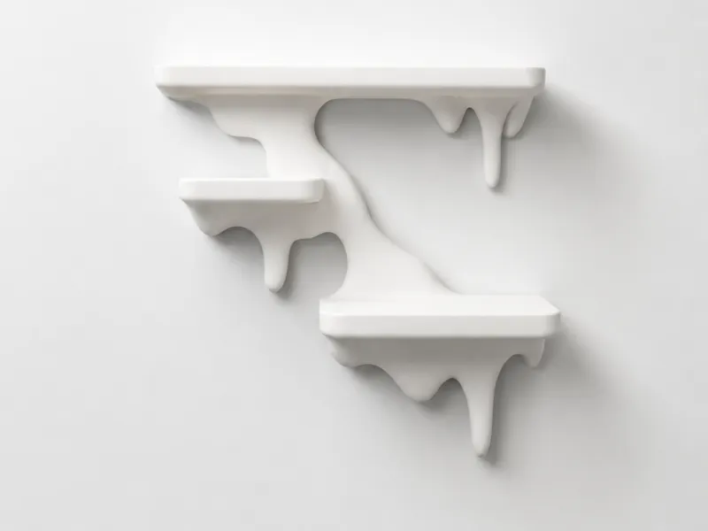 Cascade Drift – Melting 3-Tier Shelf