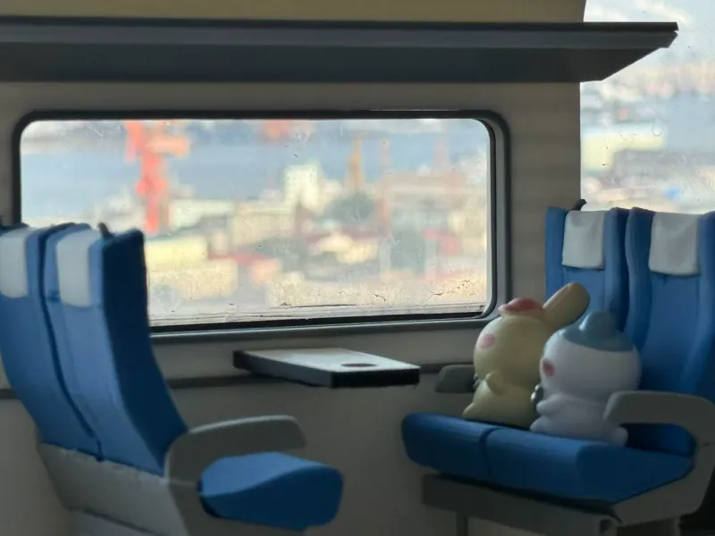 高铁座位摆件 摆件展示台 火车【 CRH Train Seats Kit】