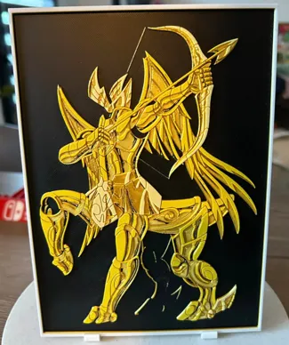 Hueforge Armure d'or sagittaire