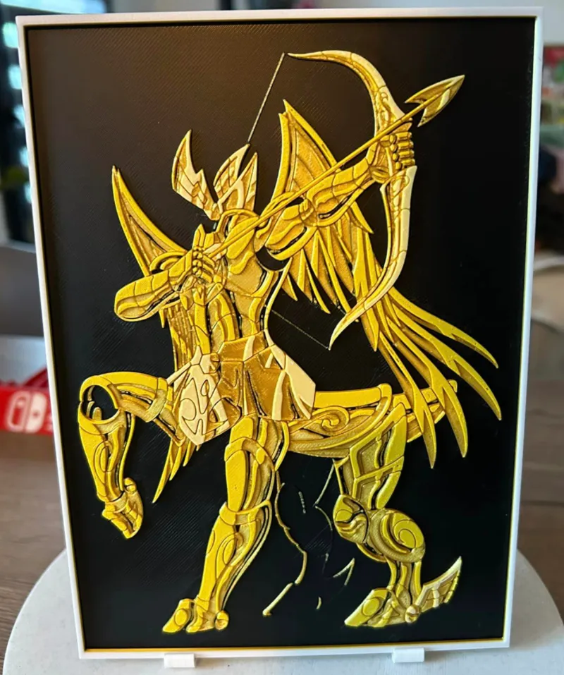 Hueforge Armure d'or sagittaire