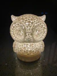 Lampe bougie chauffe-plat hibou — photo 4