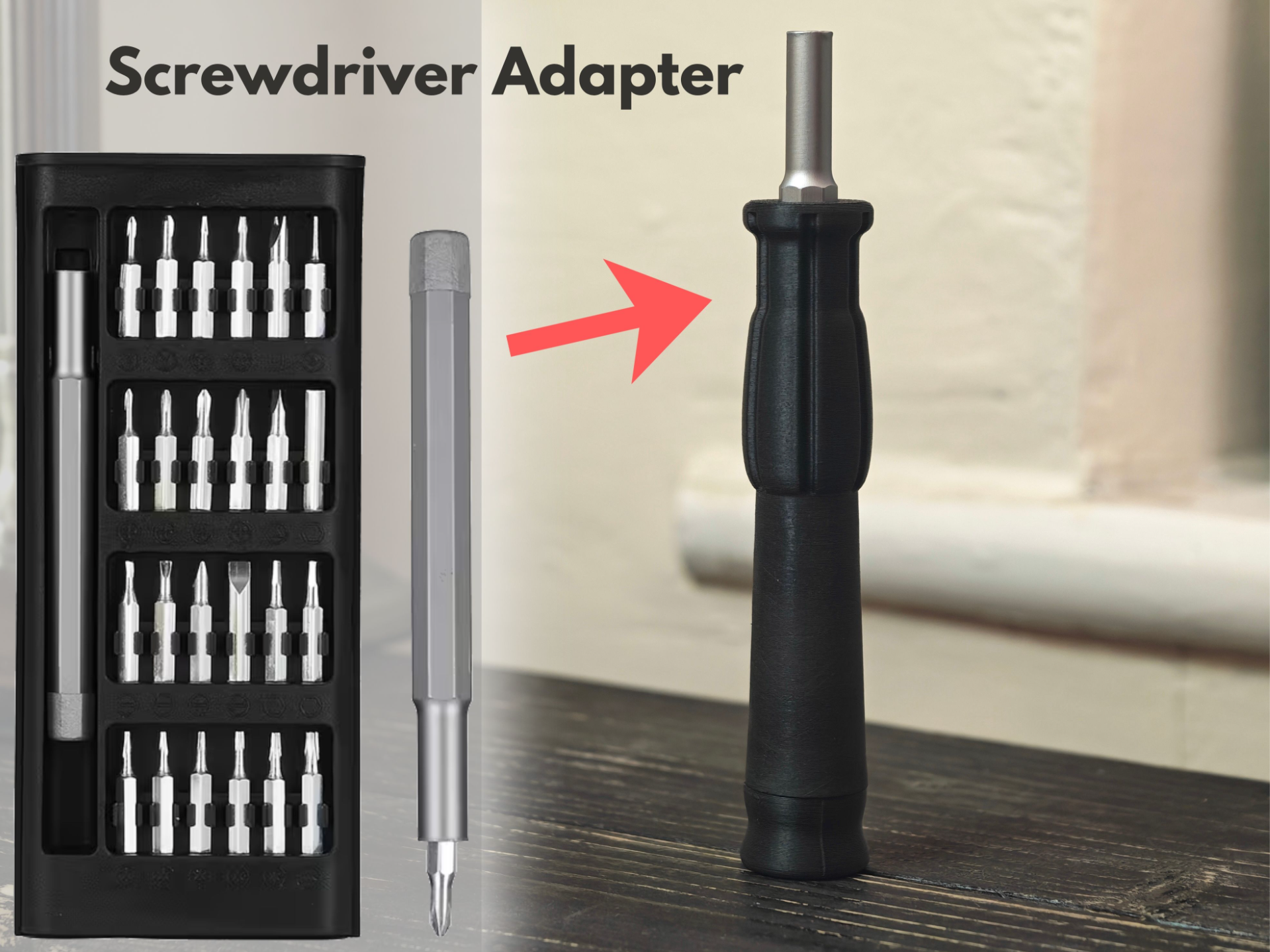 An Adapter for Chinese Precision Screwdriver
