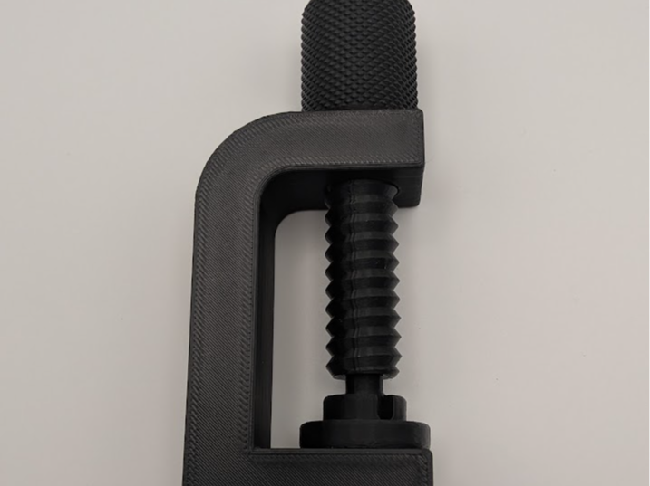 2 inch String C - Clamp,  Textured Knob Clamp