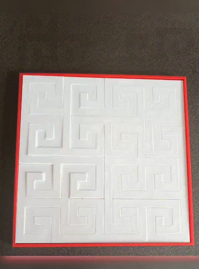 square puzzles - use eight pieces to form a square