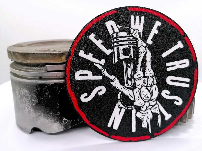 In Speed We Trust Coaster/  Coaster for Gearheads
