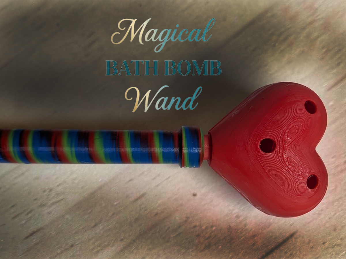 Magical Bath Bomb Wand 3D model