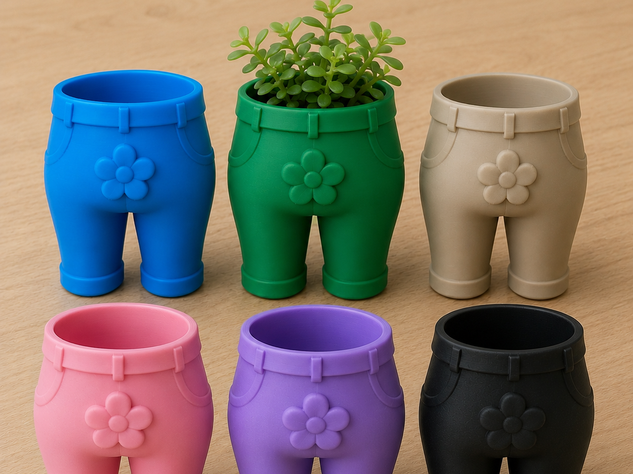 Flower Pants Planter