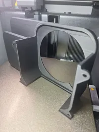 Reduced time , no supports , larger hex shaft holes