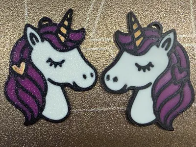 Unicorn keychain