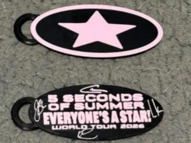 5 Second of Summer Everyone's a Star Keychain