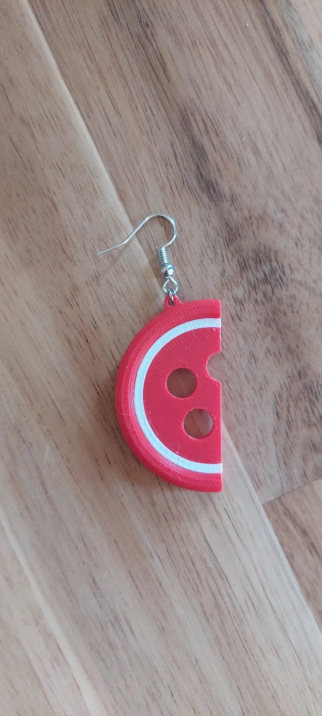 Button Earring view 2