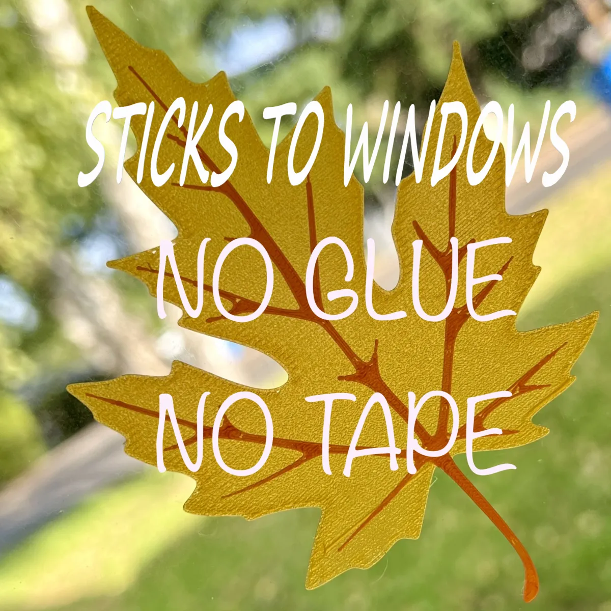 2 Layer Autumn / Fall Leaves Window stickers by NUKDDD MakerWorld ...