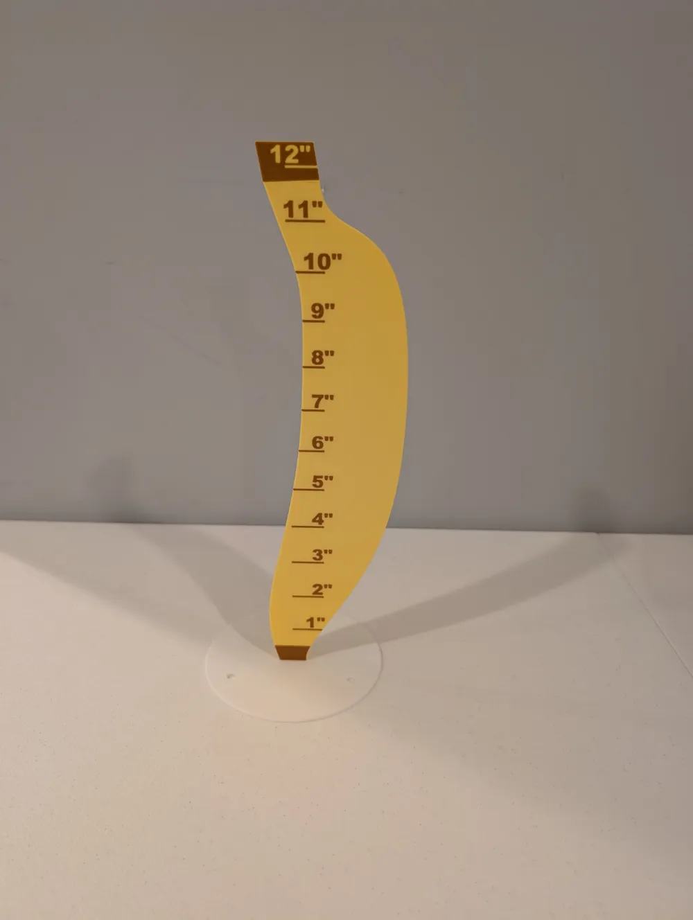 Snow Banana - FOR SCALE! Snow Ruler by hermanjc - MakerWorld