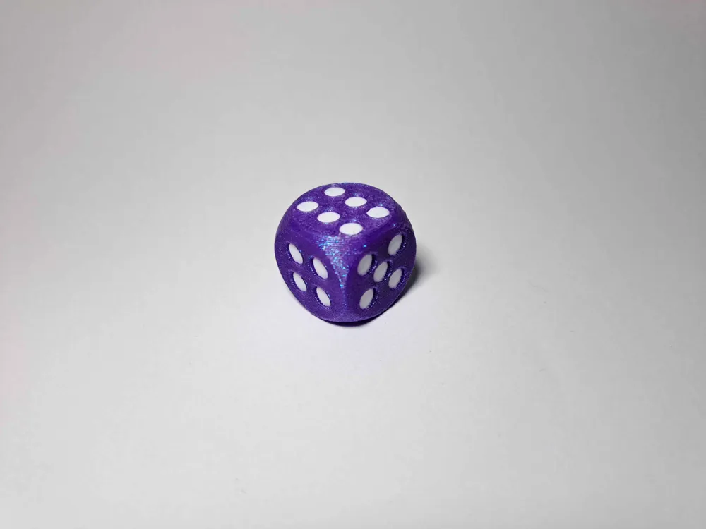 6 Sided Dice - Multicolor - Free 3D Print Model - MakerWorld