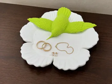 Bandeja organizadora: Hummingbird’s Landing – Floral Catch-All Tray — vista de referencia 4