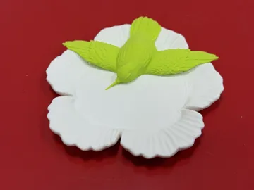 Bandeja organizadora: Hummingbird’s Landing – Floral Catch-All Tray — vista de referencia 5