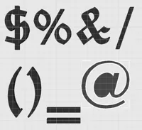 Special Characters