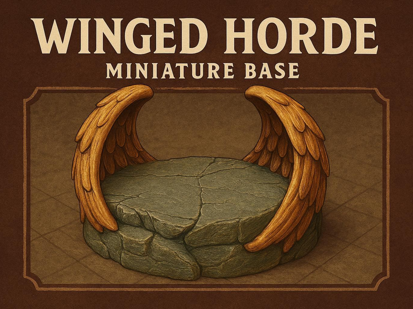 WINGED HORDE – MINIATURE BASE