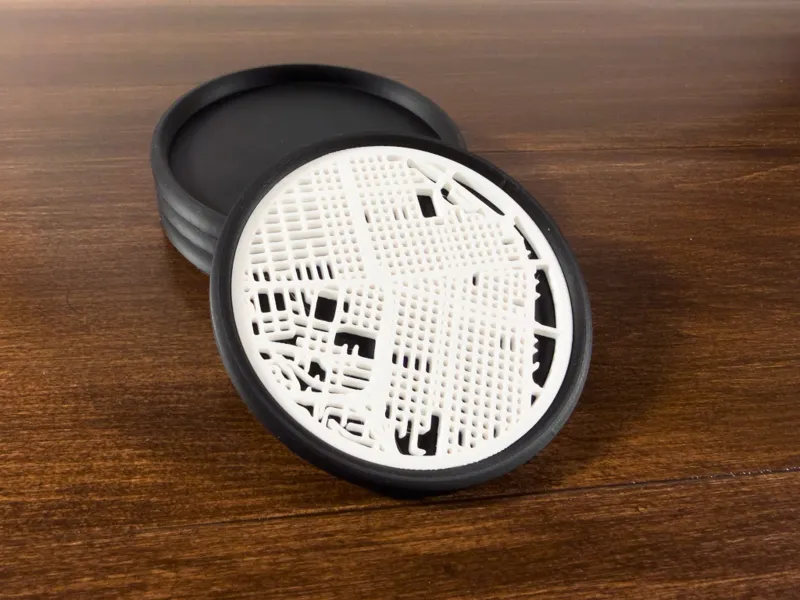 Portland Street Map Coaster