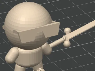 Someone with a sword / Articulated legs