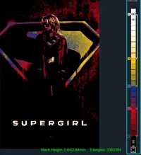Supergirl Dark Background