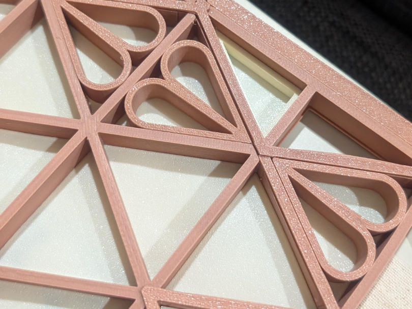 Heart Shape Inserts for Paperview's Kumiko Frame