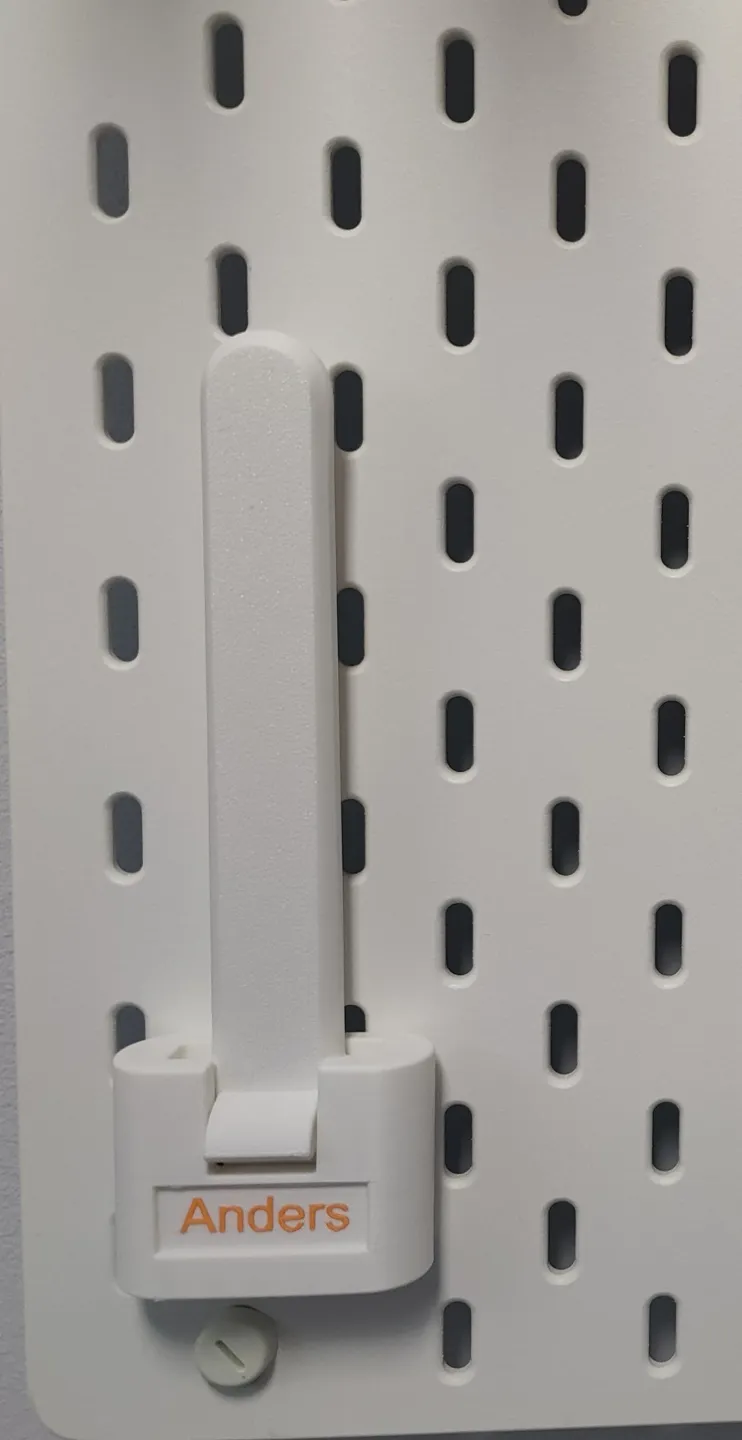 Support de spatule pour panneau Ikea Skådis