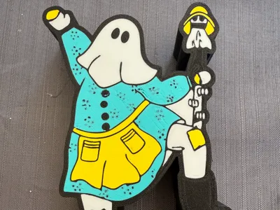 Mummer with ugly stick lightbox