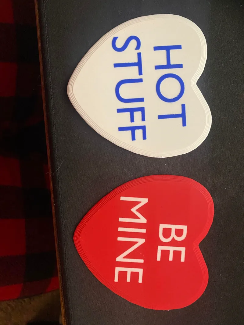 Sweethearts conversation coasters
