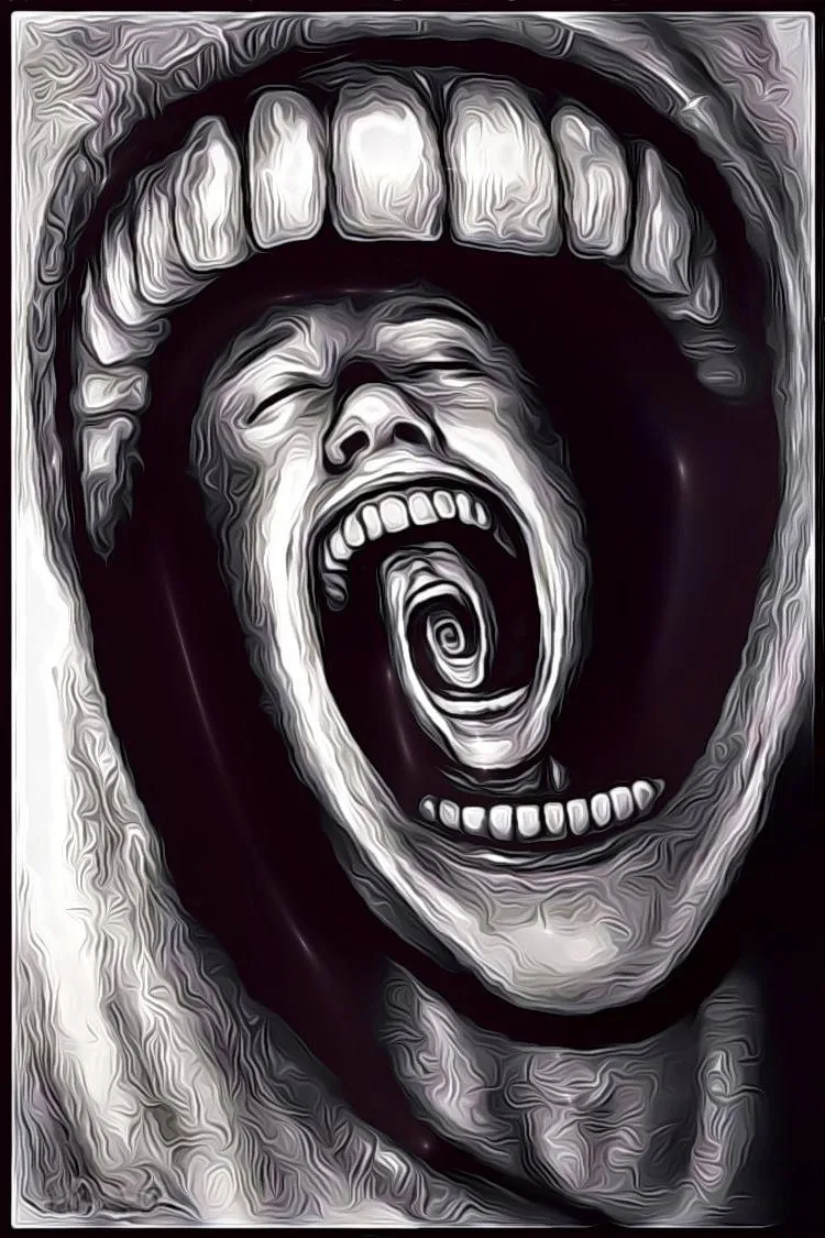 HUEFORGE - Endless Scream BLack and White