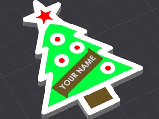 Albero di Natale Segnaposto Christmas placeholder