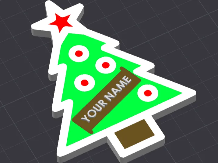 Albero di Natale Segnaposto Christmas placeholder