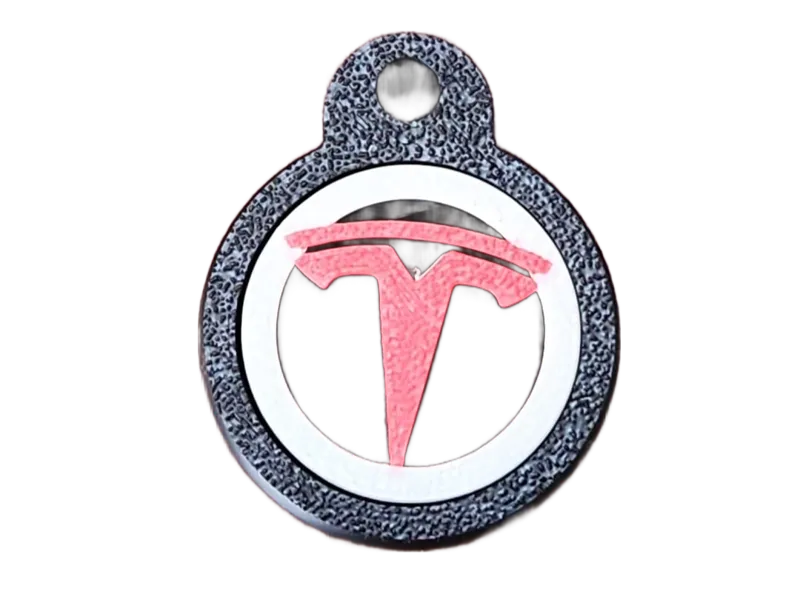 Tesla Fidget Spinner - Gyroscopic Car Keychain