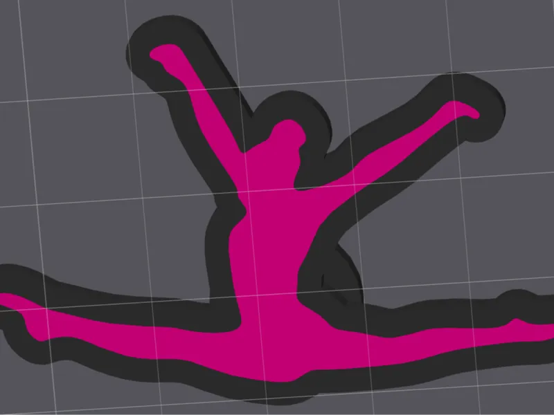 Gymnast Bogg Bag Charm