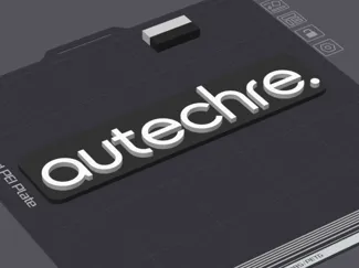 autechre logo plaque/sign