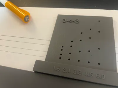 Calligraphy Parallel Gauge - Pilot Parallel Pens