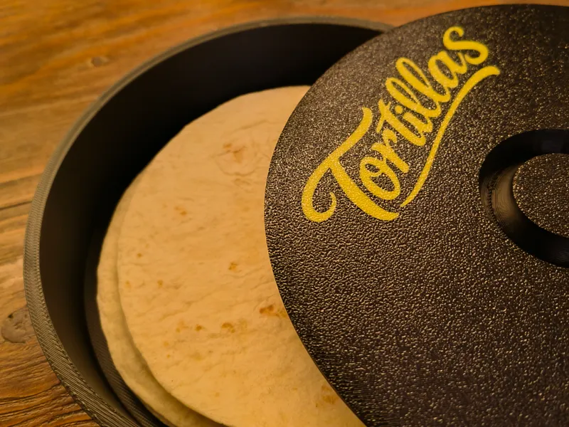 Porta Tortillas Personalizzato