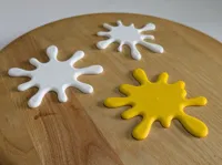 Lot de dessous de verre et magnets éclaboussures — photo 2