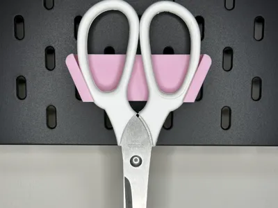 Scissors Holder for IKEA SKADIS  Pegboard