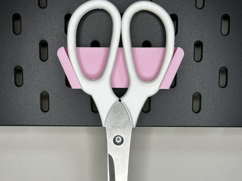 Scissors Holder for IKEA SKADIS  Pegboard