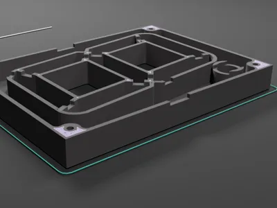 7 segment display case Adressable led