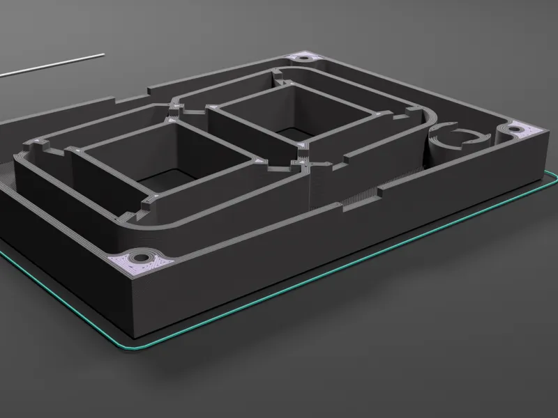 7 segment display case Adressable led