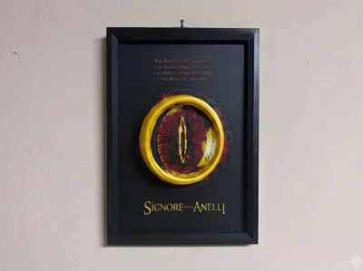 The One ring Lord of the rings Hueforge ITALIANO