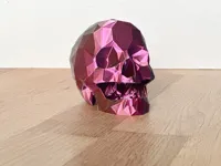 Crâne low poly décoratif — photo 1