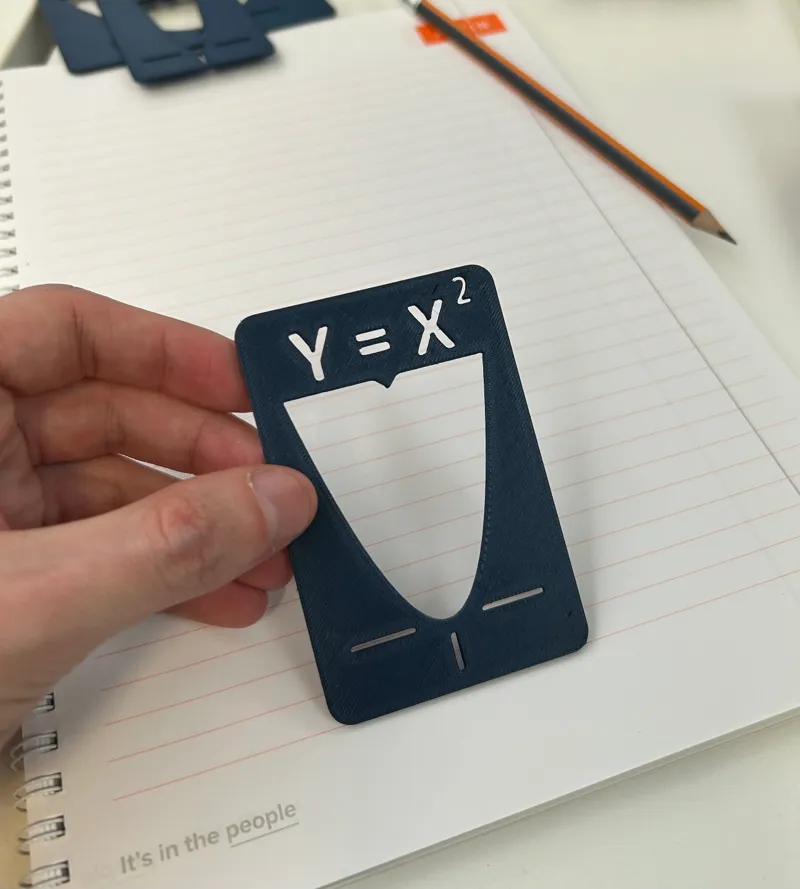 Parabola Stencil (1 cm) 