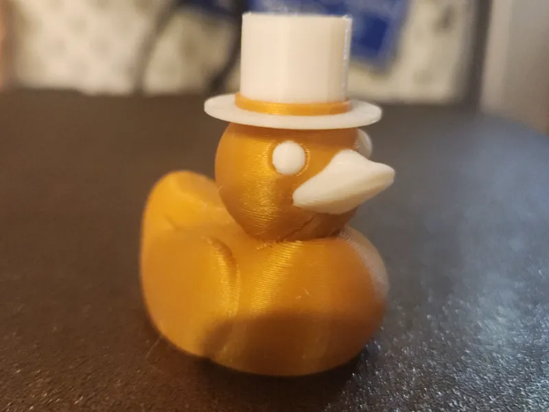 Duck with a Top Hat